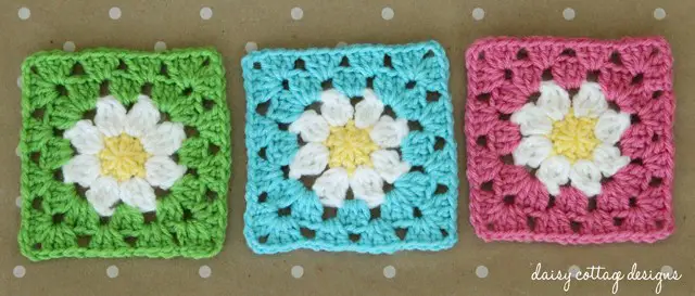 daisy granny square