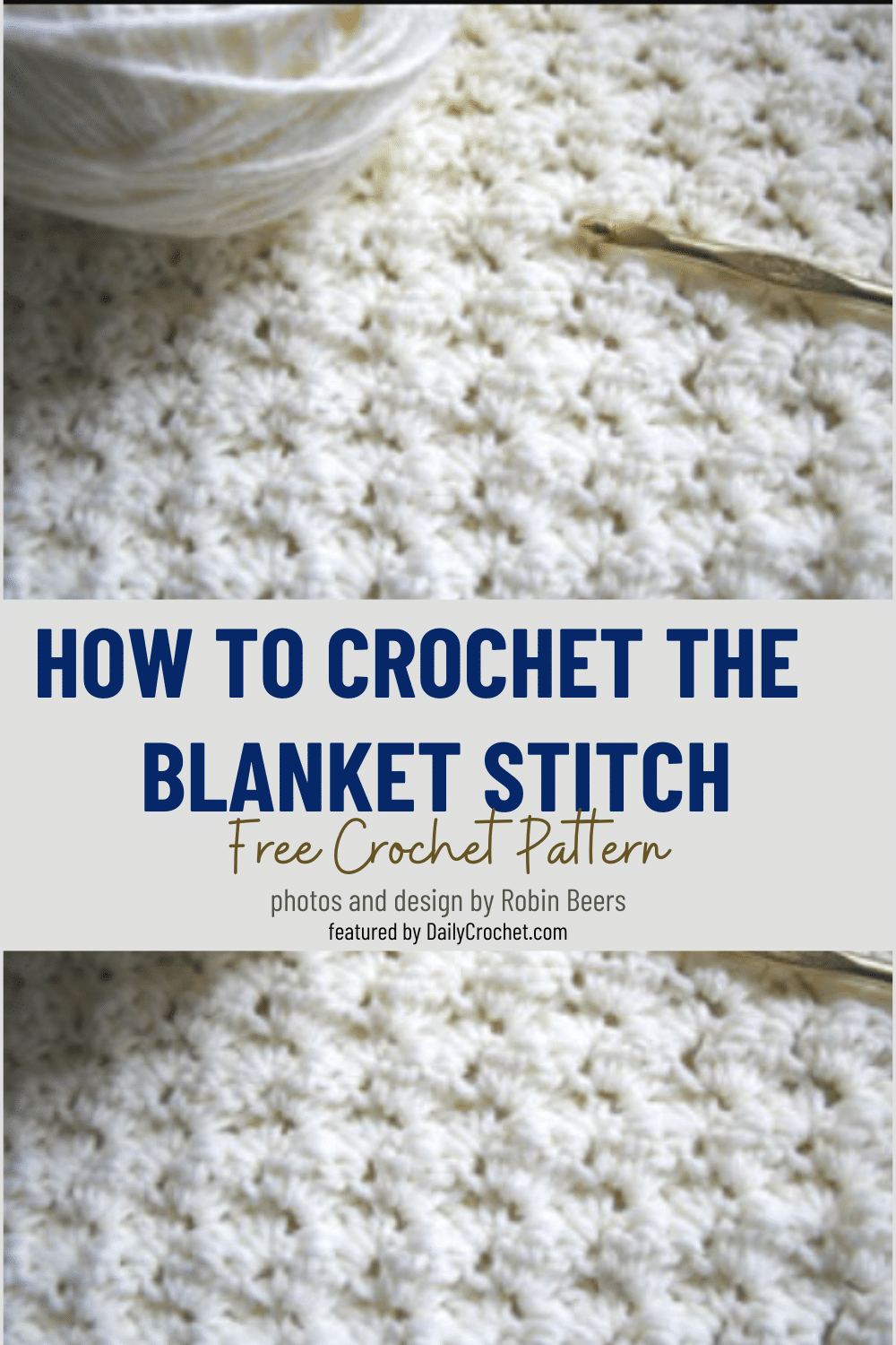 Learn how to master the easy Blanket Stitch! 🧶✨ Perfect for cozy afghans or baby blankets, this simple stitch uses sets of 3: one single crochet and two doubles. Once you get the hang of it, you can crochet on autopilot! 🌈 Change colors every few rows for a stunning multicolored effect. Whether you're working with soft pastels for a baby blanket or bold brights for a full-size afghan, this stitch is versatile and beginner-friendly. Try it today!