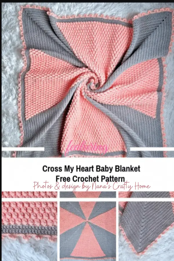 [Free Pattern] Simple One-Row Repeat Crochet Baby Blanket
