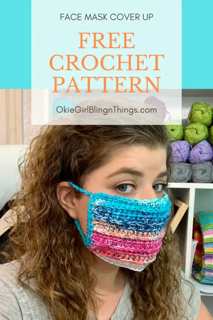 DIY Face Mask Cover Up Free Crochet Pattern