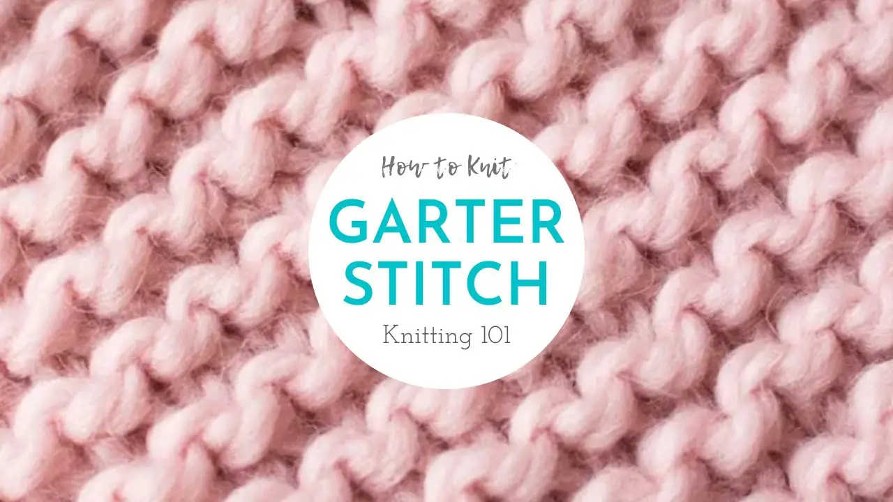 Garter Stitch Pattern- Knitting Stitches For Beginners