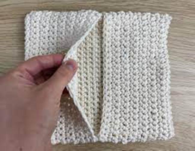 Crocheted Potholders Double Thickness Pattern -thermal stitch